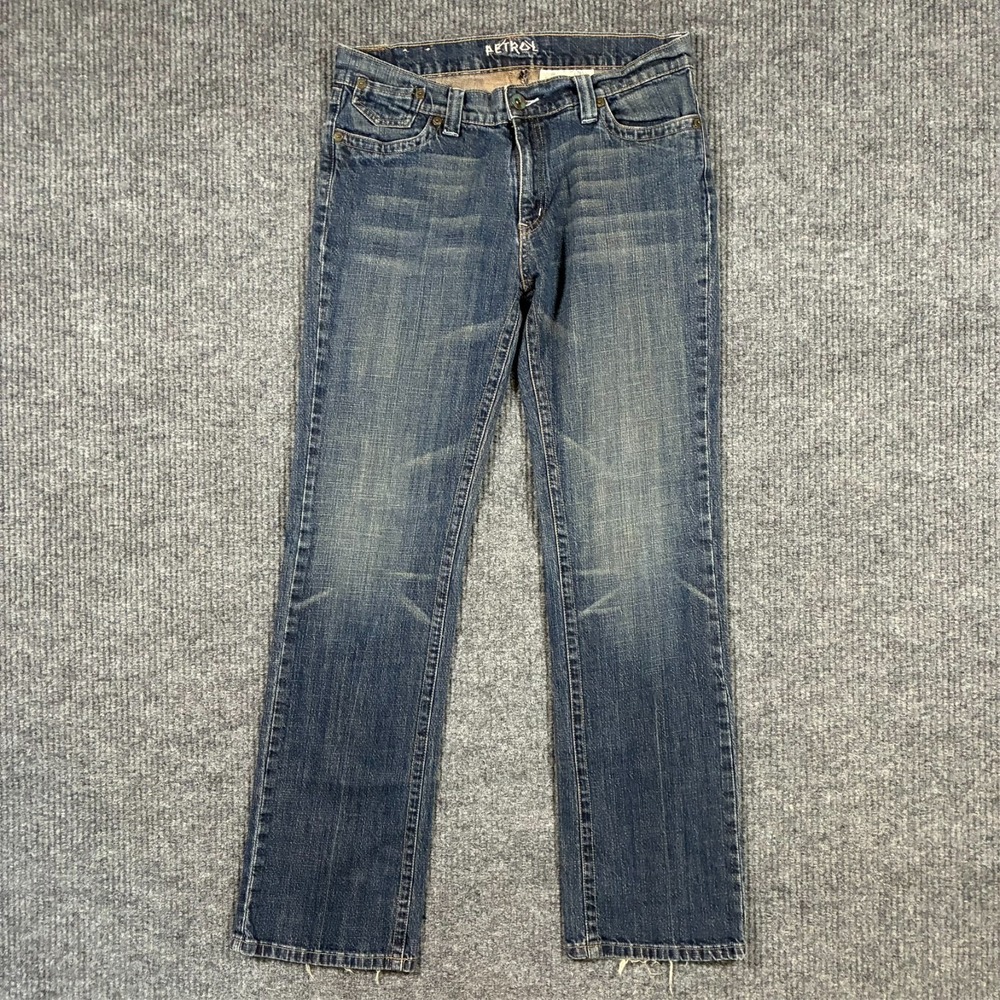Petrol Industries Mens Jeans Size 30x34 Slim Straight Medium Wash Stretch Denim